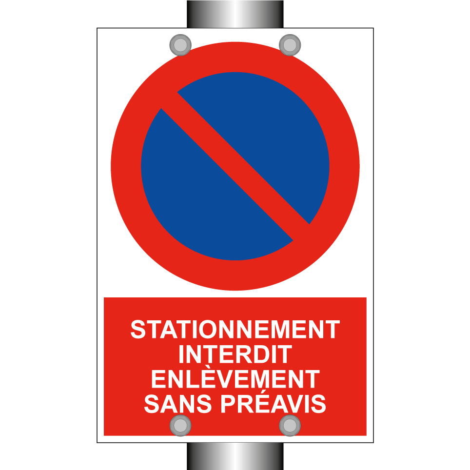 Stationnement interdit enlèvement sans préavis