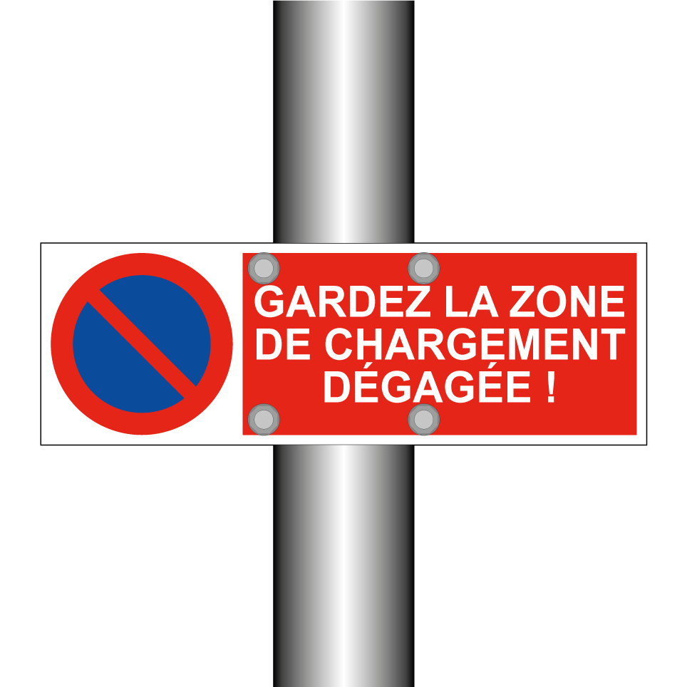 Gardez la zone de chargement dégagée !
