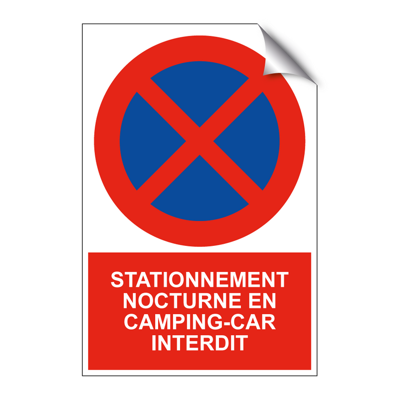 Stationnement nocturne en camping-car interdit