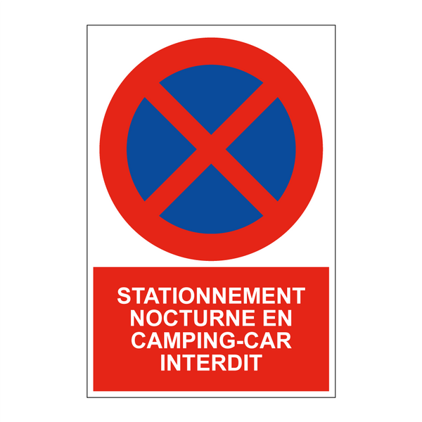 Stationnement nocturne en camping-car interdit