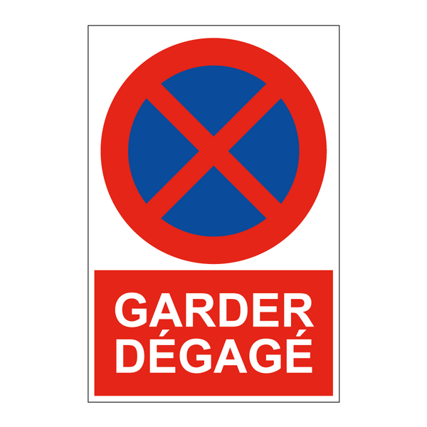 Garder dégagé