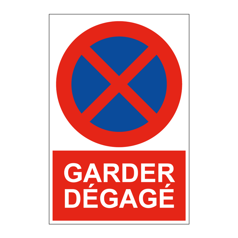 Garder dégagé