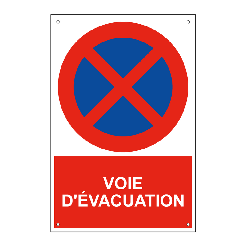 Voie d'évacuation