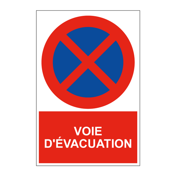 Voie d'évacuation
