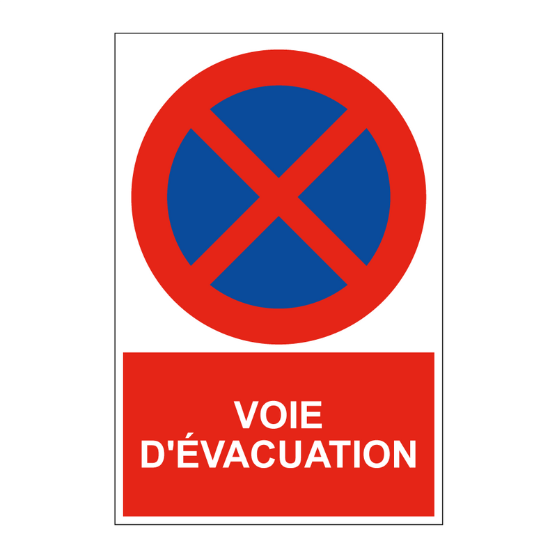 Voie d'évacuation