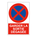 Garder la sortie dégagée