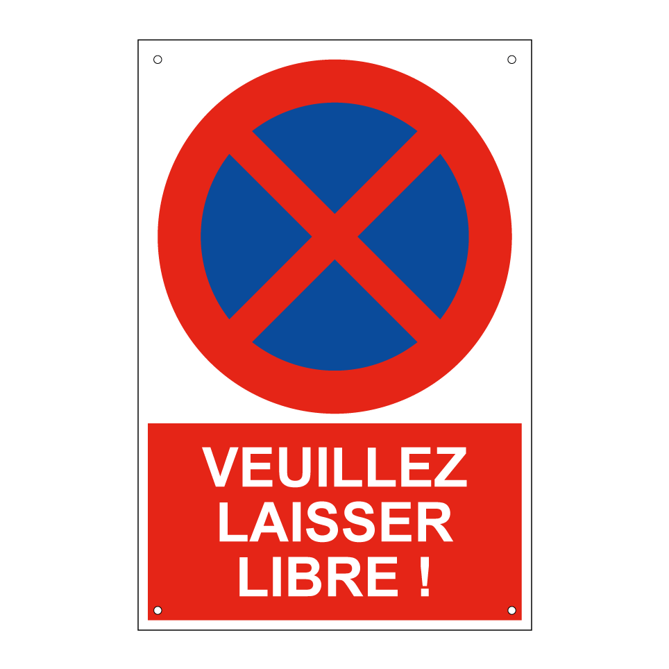 Veuillez laisser libre !