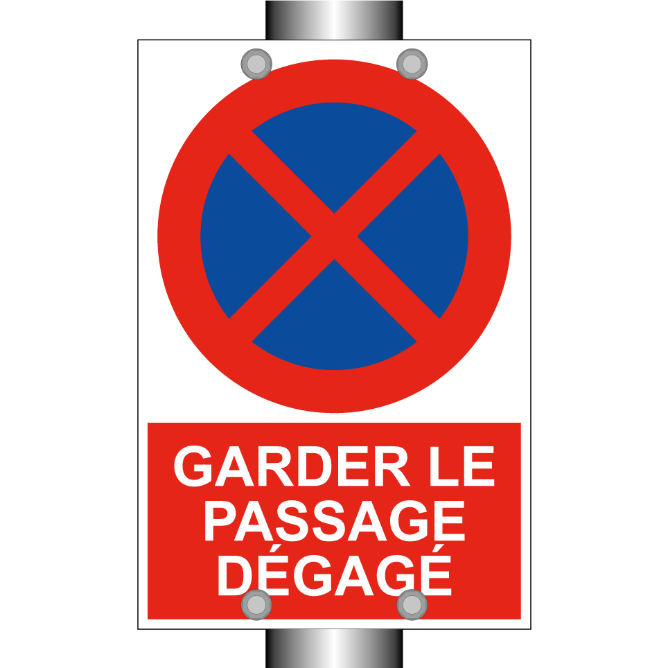Garder le passage dégagé
