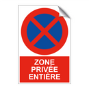 Zone privée entière