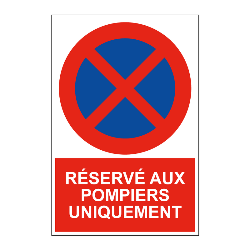 Réservé aux pompiers uniquement