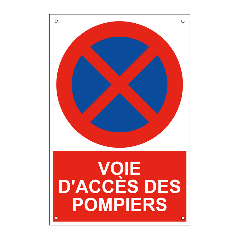 Voie d'accès des pompiers