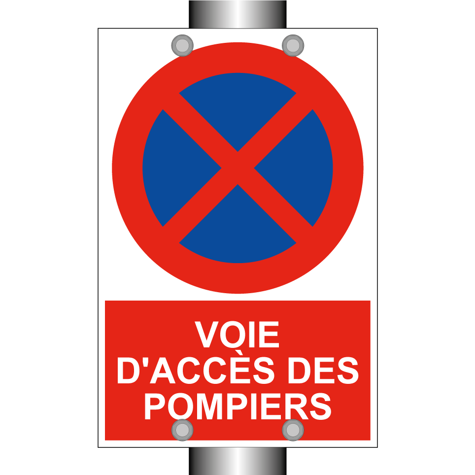 Voie d'accès des pompiers