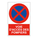 Voie d'accès des pompiers