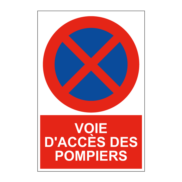 Voie d'accès des pompiers