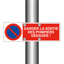 Garder la sortie des pompiers dégagée !