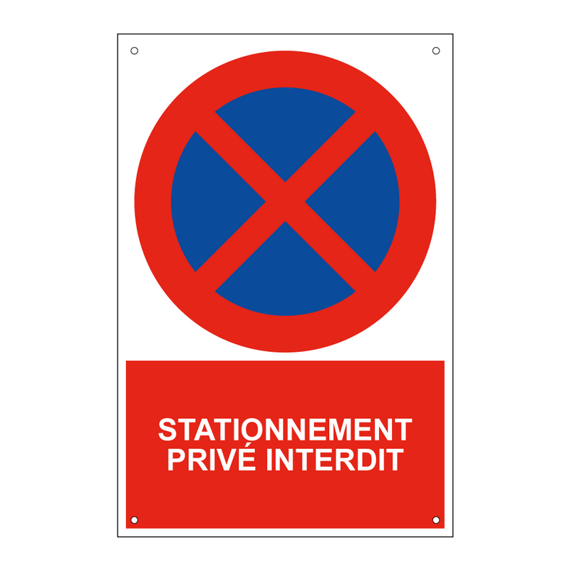 Stationnement privé interdit