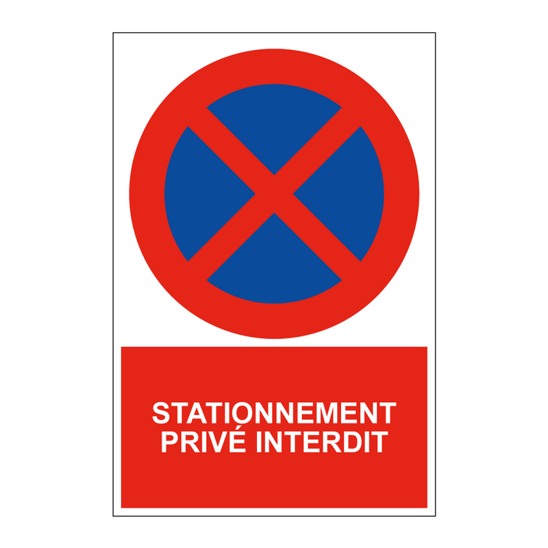 Stationnement privé interdit