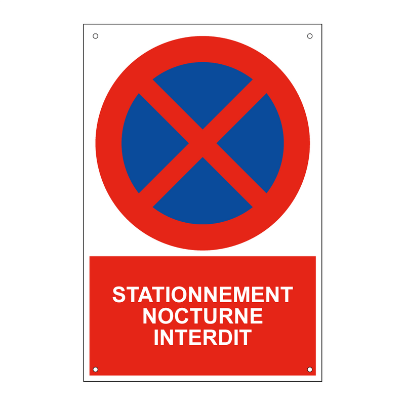 Stationnement nocturne interdit