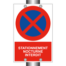 Stationnement nocturne interdit