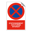 Stationnement nocturne interdit