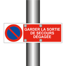 Garder la sortie de secours dégagée