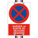 Garder la sortie de secours dégagée