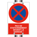 Pas de stationnement devant le garage !