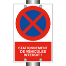 Stationnement de véhicules interdit !