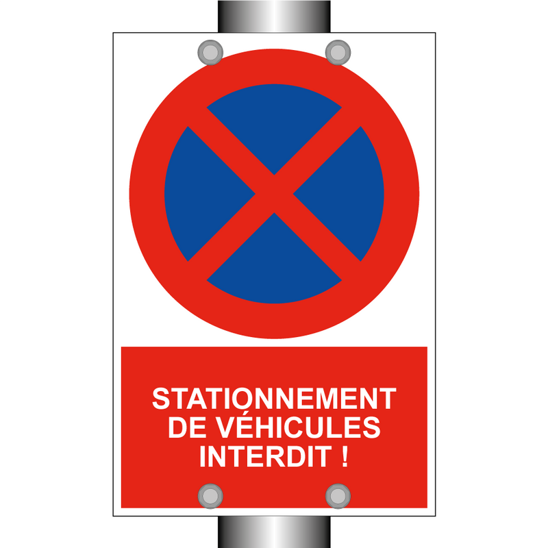 Stationnement de véhicules interdit !
