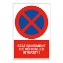 Stationnement de véhicules interdit !