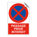 Passage privé interdit