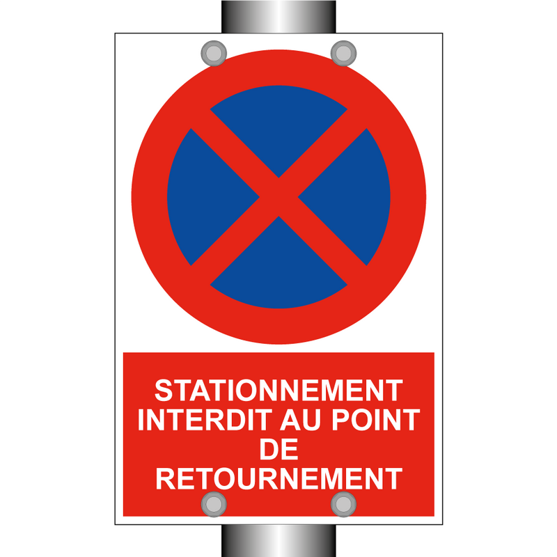 Stationnement interdit au point de retournement