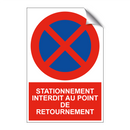 Stationnement interdit au point de retournement