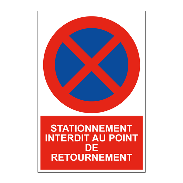 Stationnement interdit au point de retournement