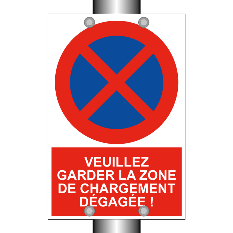 Veuillez garder la zone de chargement dégagée !