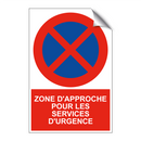 Zone d'approche pour les services d'urgence