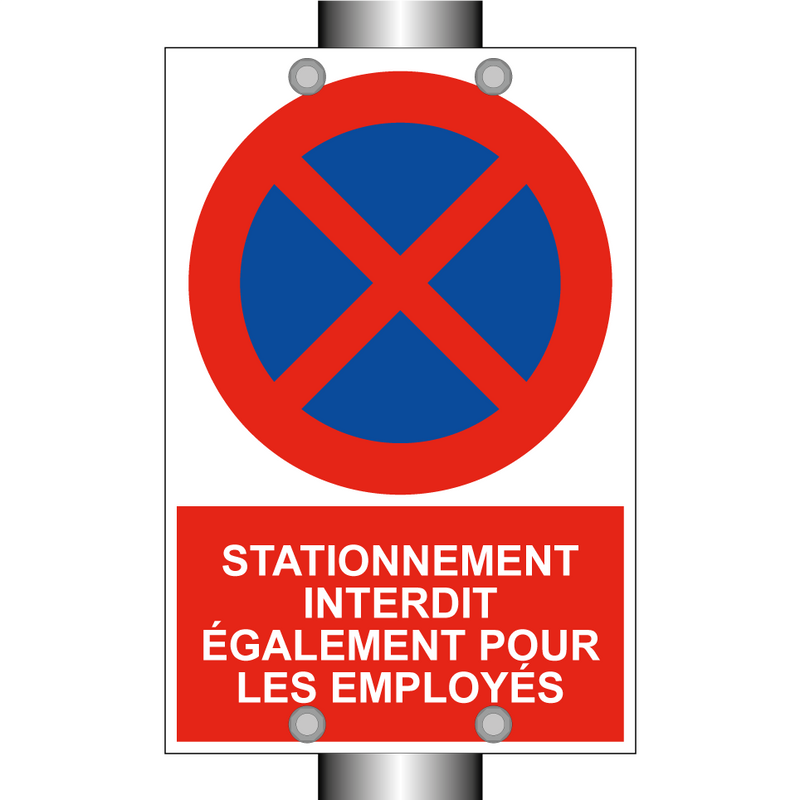 Stationnement interdit également pour les employés