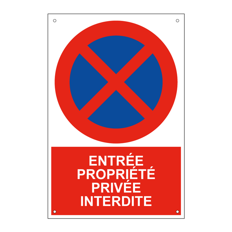 Entrée propriété privée interdite