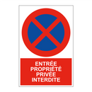 Entrée propriété privée interdite