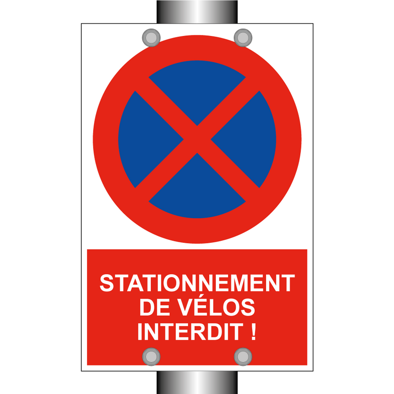 Stationnement de vélos interdit !