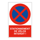 Stationnement de vélos interdit !
