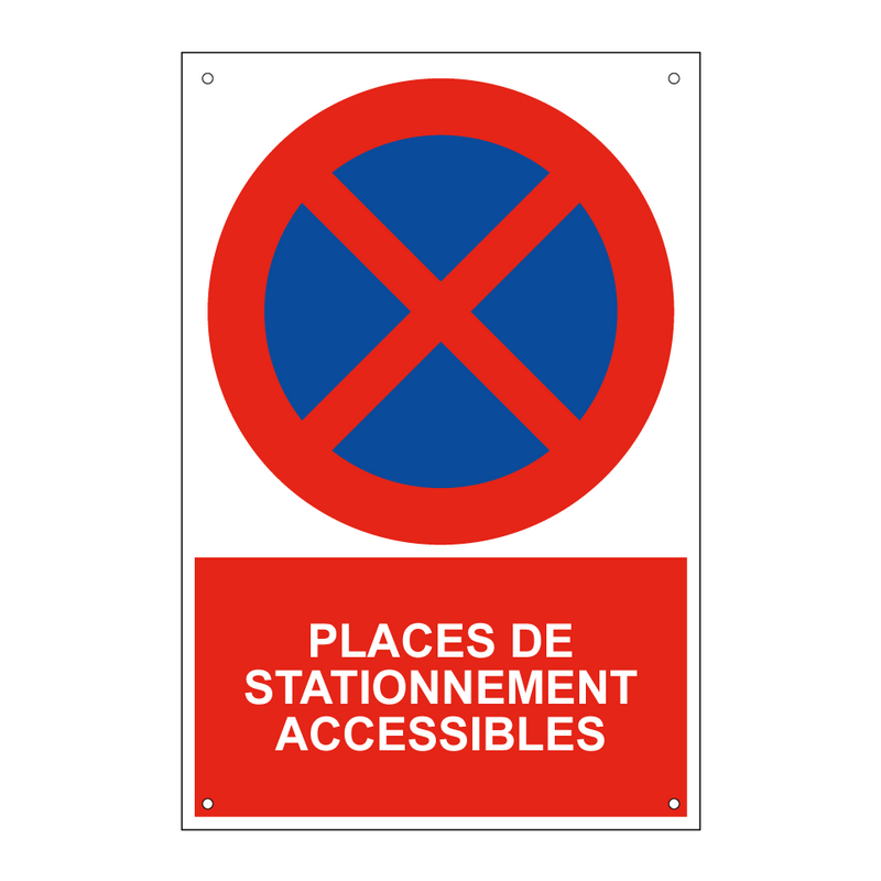 Places de stationnement accessibles