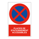 Places de stationnement accessibles