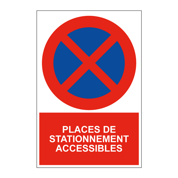 Places de stationnement accessibles