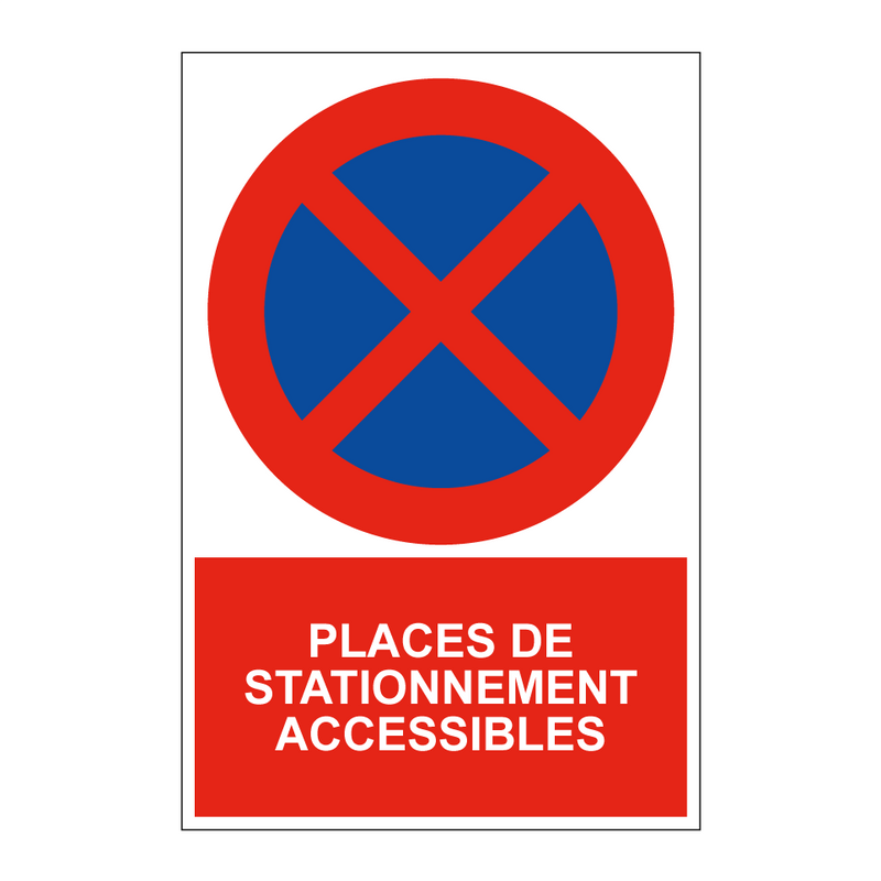 Places de stationnement accessibles