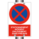 Stationnement interdit enlèvement sans préavis
