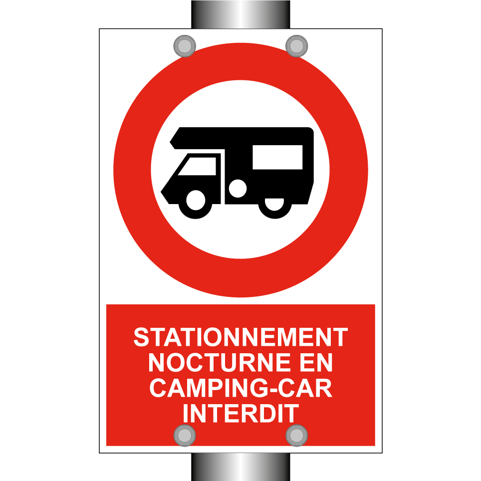 Stationnement nocturne en camping-car interdit
