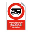 Stationnement nocturne en camping-car interdit