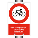 Stationnement de vélos interdit !