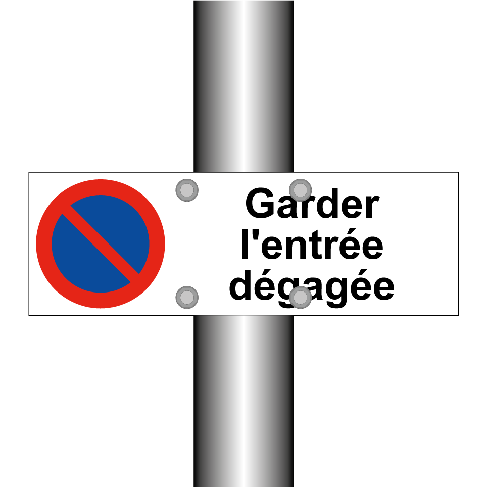 Garder l'entrée dégagée